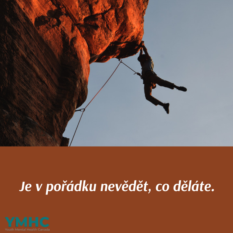 Carteles con lemas checos sobre salud mental (97 carteles)