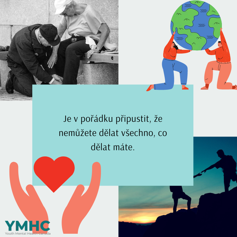 Carteles con lemas checos sobre salud mental (97 carteles)