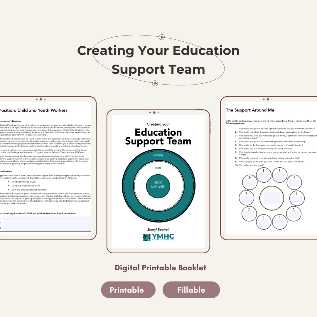 Créer votre équipe de soutien à l'éducation - Livret numérique imprimable