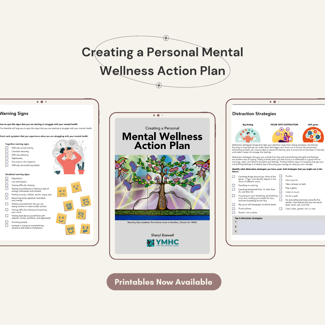Créer un plan d'action personnel pour le bien-être mental - Livret numérique imprimable