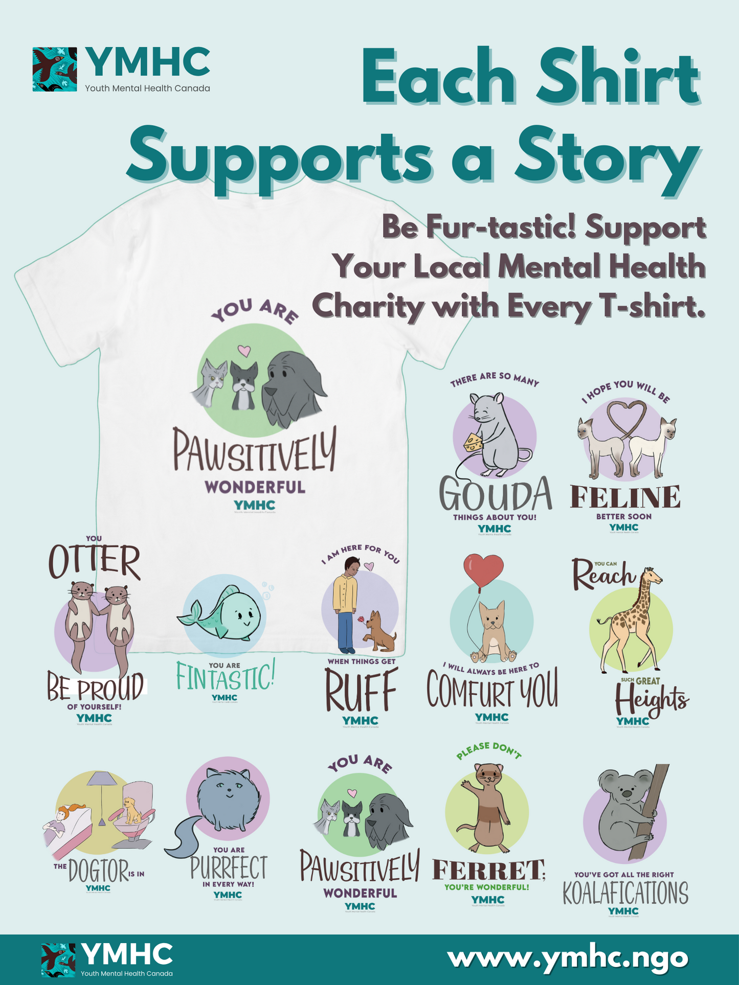 Mental Health Animal Pun T-shirt