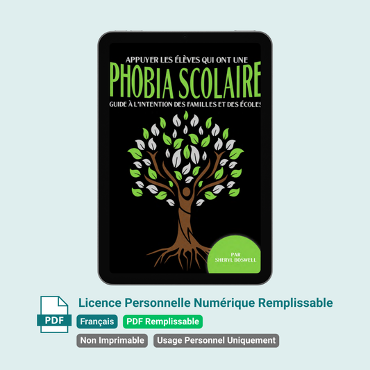 为患有学校恐惧症的学生提供指导:家庭和学校意图指南 - 独家许可
