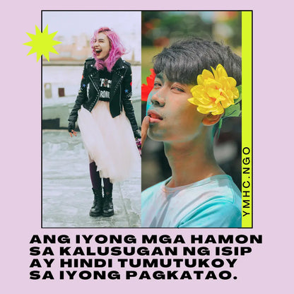 Tagalog Mental Health Slogan Posters (39 posters)