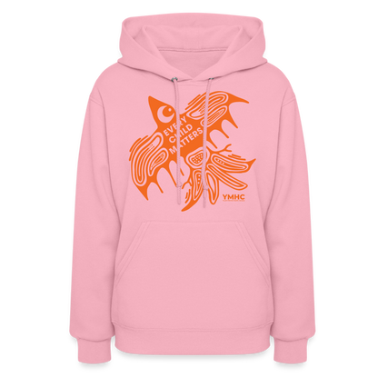 Women's Hoodie - Every Child Matters Orange Bird - classic pink