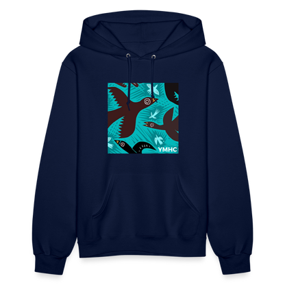 YMHC Birds Women's Hoodie - navy