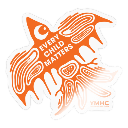 Sticker - Every Child Matters Orange Bird - transparent glossy