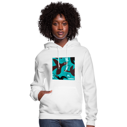 YMHC Birds Women's Hoodie - white