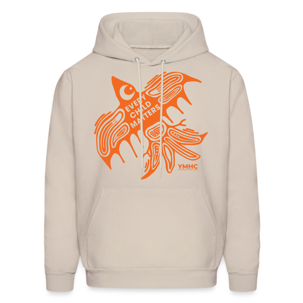 Men's Hoodie - Every Child Matters Orange Bird - Sand