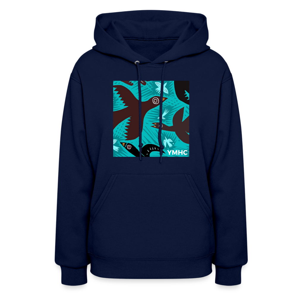 YMHC Birds Women's Hoodie - navy