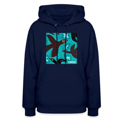 YMHC Birds Women's Hoodie - navy