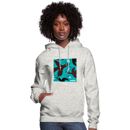 YMHC Birds Women's Hoodie - heather oatmeal