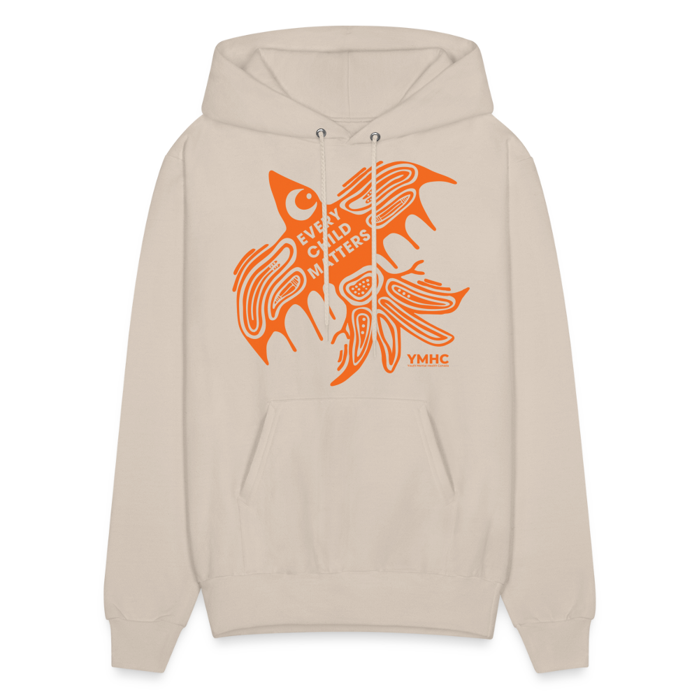 Men's Hoodie - Every Child Matters Orange Bird - Sand