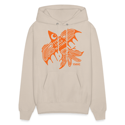 Men's Hoodie - Every Child Matters Orange Bird - Sand