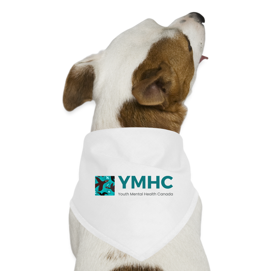 YMHC Dog Bandana - white