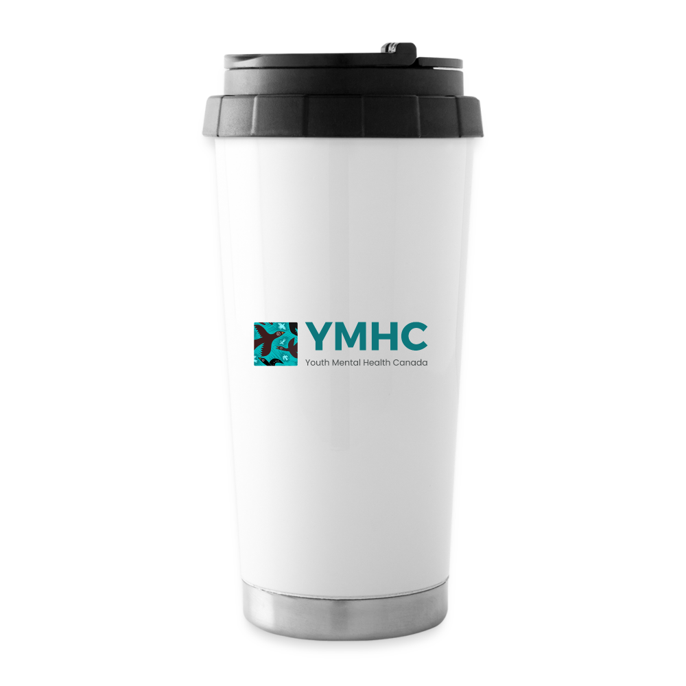 YMHC 16 oz Travel Mug - white