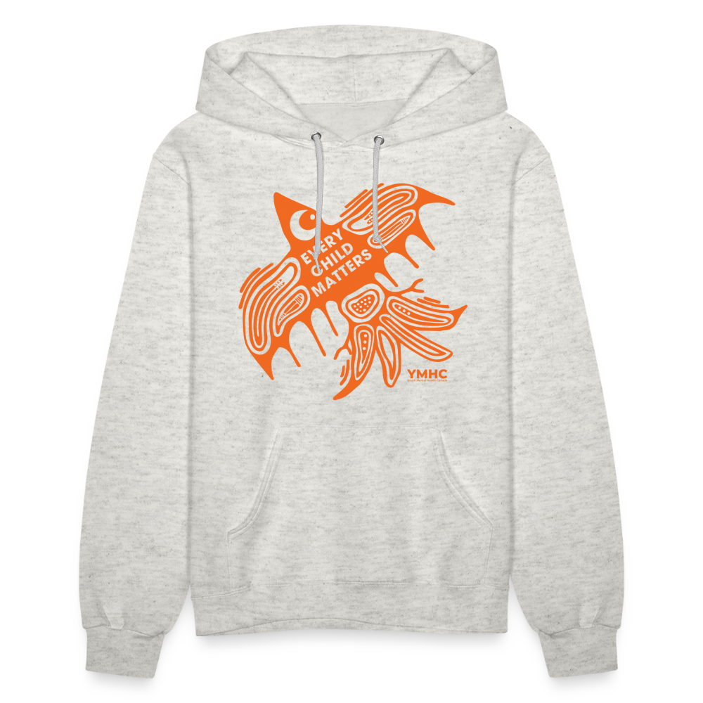 Women's Hoodie - Every Child Matters Orange Bird - heather oatmeal