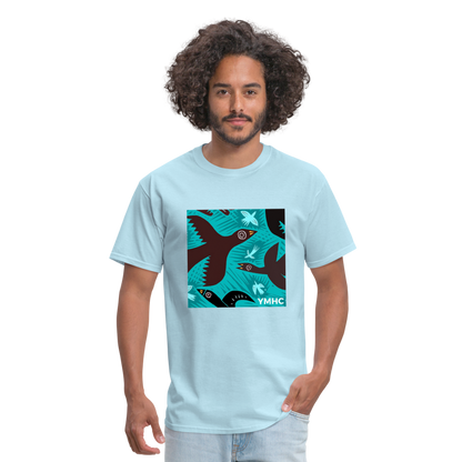 YMHC Birds Unisex Classic T-Shirt - powder blue