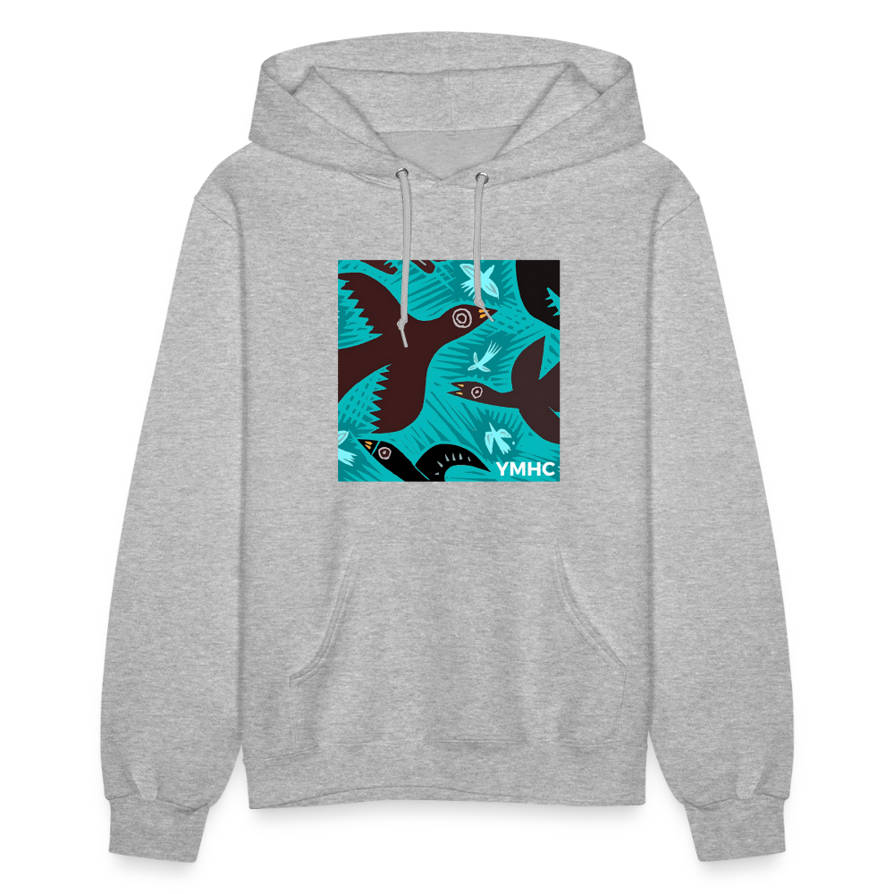 YMHC Birds Women's Hoodie - heather gray