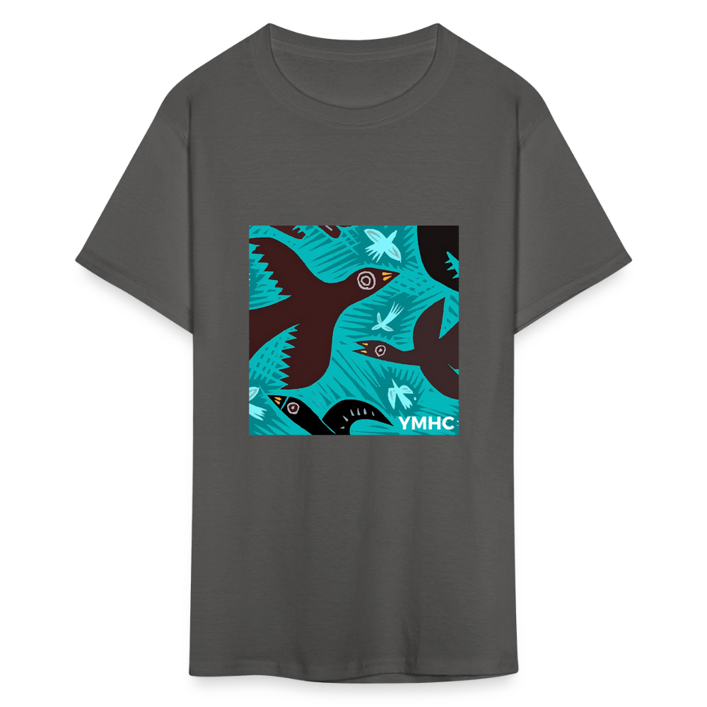 YMHC Birds Unisex Classic T-Shirt - charcoal