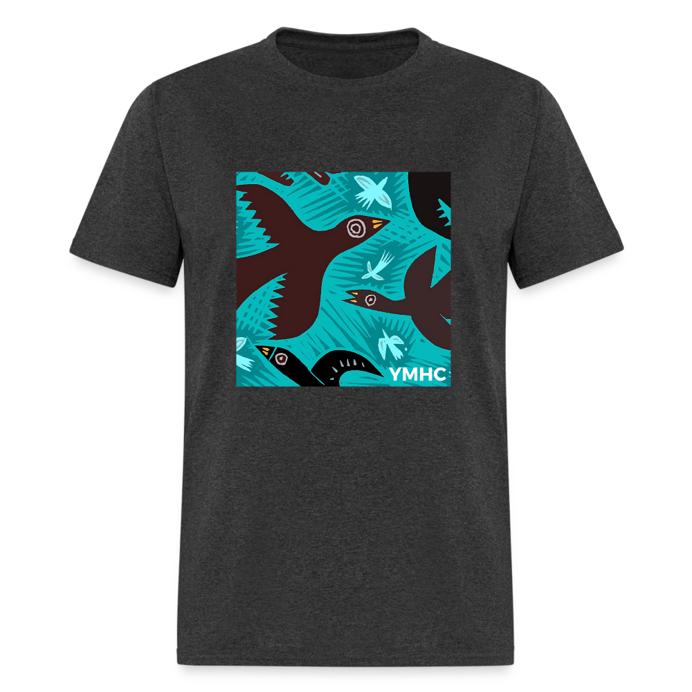 YMHC Birds Unisex Classic T-Shirt - heather black