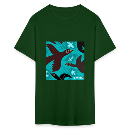 YMHC Birds Unisex Classic T-Shirt - forest green