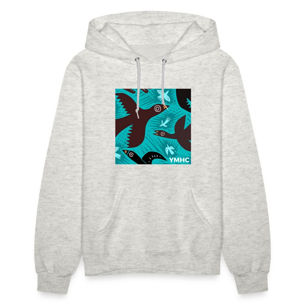 YMHC Birds Women's Hoodie - heather oatmeal