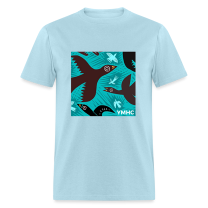 YMHC Birds Unisex Classic T-Shirt - powder blue