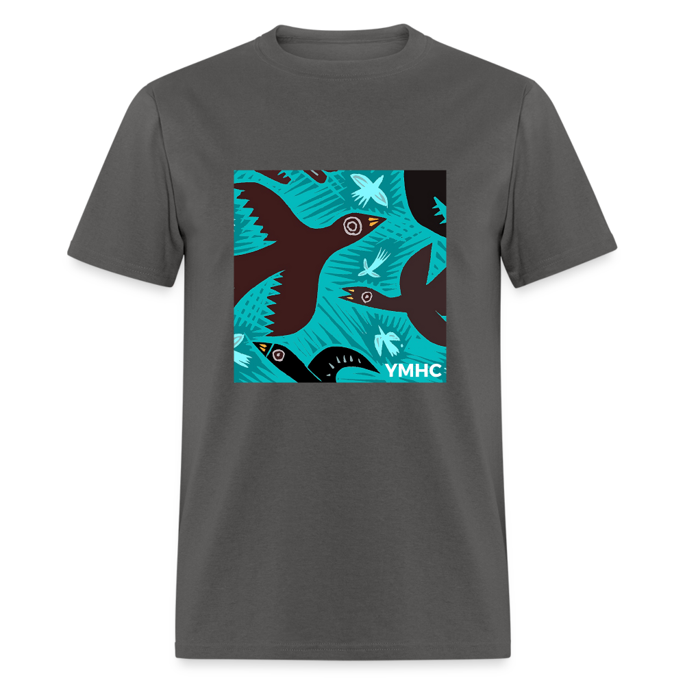 YMHC Birds Unisex Classic T-Shirt - charcoal