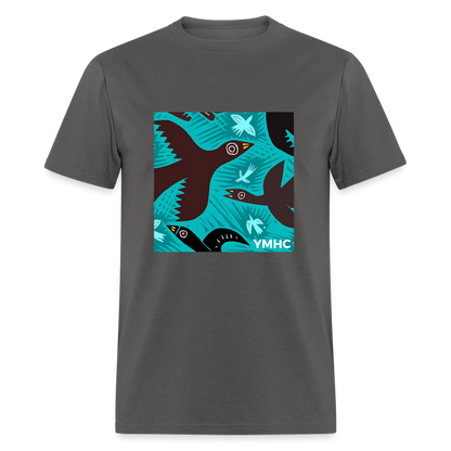 YMHC Birds Unisex Classic T-Shirt - charcoal