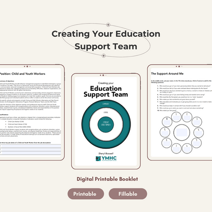 Creating Your Education Support Team - Printable Digital Booklet