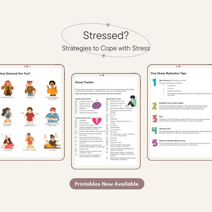 Coping with Stress - Printable Digital Booklet