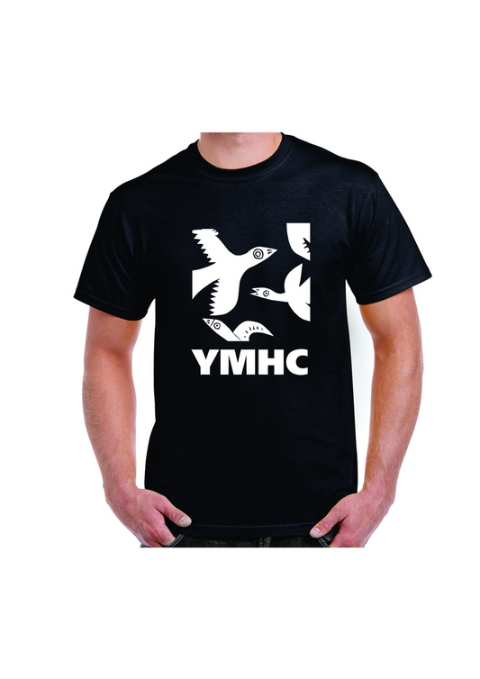 YMHC black T-shirt